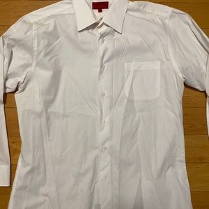 Bergamo White Long Sleeve Dress Shirt